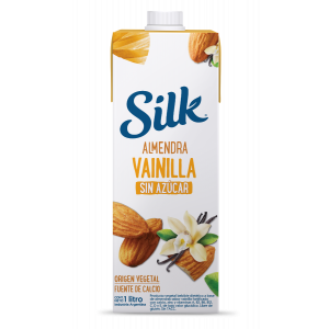 Leche de Almendras s/Azucar Sabor Vainilla Silk Pack (12 x 1 Lt)