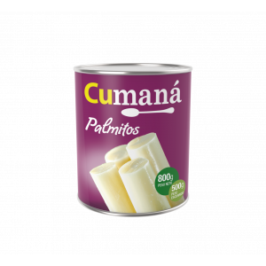 Palmitos al Natural Enteros Cumana (Ecuador) Lata (12 x 800 gr)
