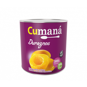 Duraznos en Mitades Cumana/Jandaia Lata x 3 Kg