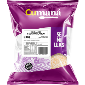 Semillas de Sesamo Blanco Cumana Bolsa x 1 Kg