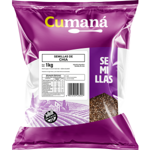 Semillas de Chia Cumana Bolsa x 1 kg