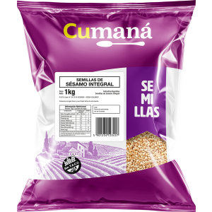 Semillas de Sesamo Integral Cumana Bolsa x 1Kg