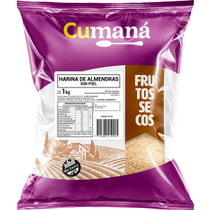 Harina de Almendras s/piel Cumana Bolsa x 1 Kg