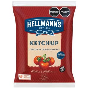Ketchup Hellmann's Bolsa x 3 Kg