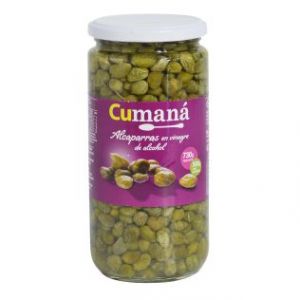 Alcaparras en Vinagre Cumana Frasco x 730 Grs