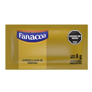 Mostaza Fanacoa Sobres Caja (196 x 8 gr)