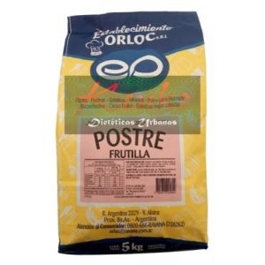 Postre de Frutilla Orloc Bolsa x 5 Kg