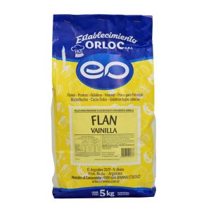 Flan de Vainilla Orloc Bolsa x 5 Kg