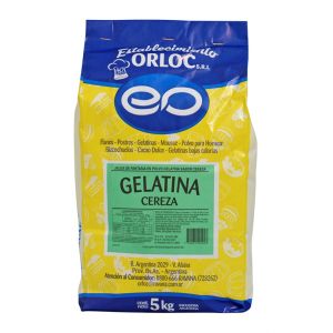 Gelatina de Cereza Orloc Bolsa x 5 Kg