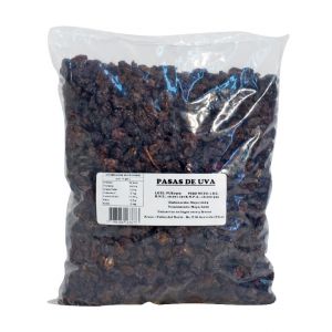 Pasas de Uva Negra Sultanina S/Semilla MayoristaNet Bolsa x 1 Kg
