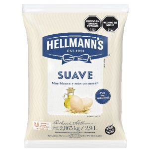 Mayonesa Suave Hellmann's Bolsa Caja (3 u x 2,9 Kg)
