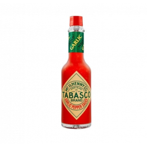 Salsa Tabasco Garlic Mc Ilhenny Botella Vidrio x 60 ml