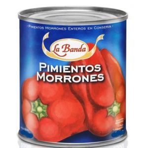 Morrones Enteros La Banda Lata (12 x 780 grs)