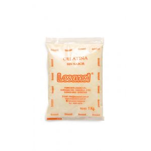 Gelatina Sin Sabor Lesansi Bolsa x 1 Kg
