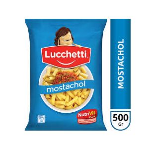 Fideos Mostacholi Lucchetti Paquete  x 500 Grs