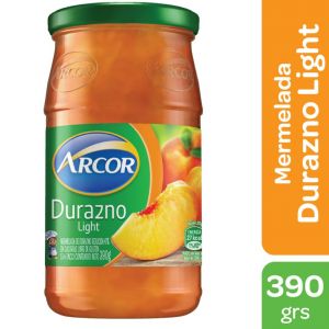 Mermelada de Durazno Diet Arcor Frasco x 390 Grs