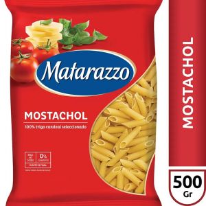 Fideos Mostachol Rayado Matarazzo Paquete  x 500 Grs