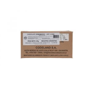 Chocolate Semi Amargo Cobertura Codeland Caja x 4 Kg