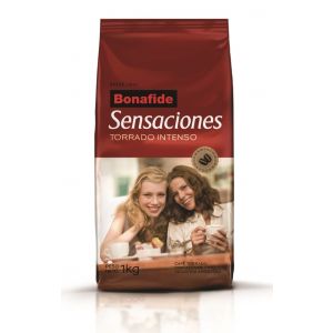 Cafe Torrado Molido Intenso Sensaciones Bonafide x 1 Kg