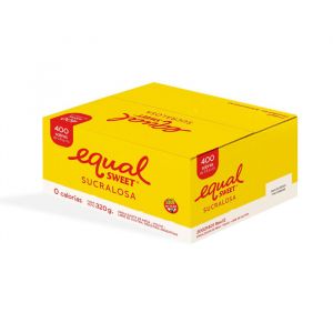 Edulcorante Sobrecitos Equalsweet Sucralosa (0,8 gr x 400 U)