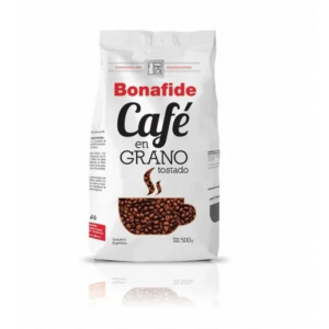 Cafe Tostado En Grano Expresso Bonafide x 500 Gr