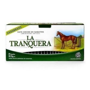 Yerba Mate en saquitos c/sobre La Tranquera Pack ( 10 x 25 un)