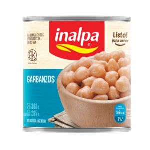 Garbanzos Secos Remojados Inalpa Lata x 300 Grs