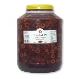 Aceitunas Negras Rodajas Jumbalay Balde x 4 Kgsc