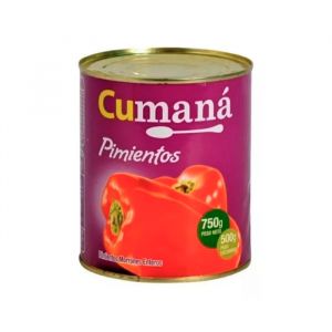 Morrones Enteros Cumana Lata 12 x 750 grs