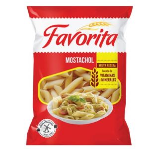 Fideos Mostachol Rayado Favorita Hierro Paquete (15 x 500 Grs)