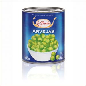 Arvejas Secas Remojadas La Banda Lata (12 x 850 gr)