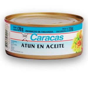 Atun en Aceite Lomitos Caracas Lata x 170 Gr