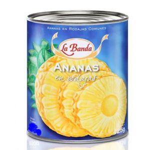 Anana en Rodajas La Banda Lata (12 x 800 gr)