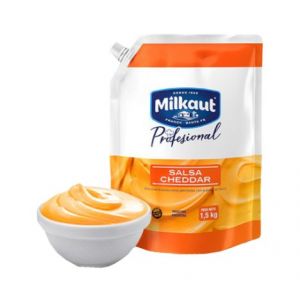 Queso Cheddar Fundido Milkaut DoyPack (Caja 4 x 1,5 Kg)