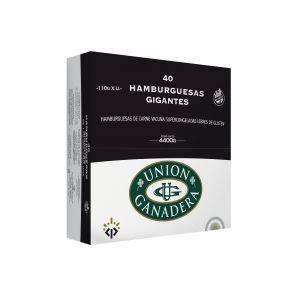 Hamburguesas Congeladas Union Ganadera Caja (40 x110grs)
