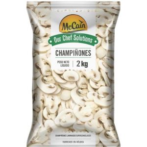 Champignones Laminados Congelados McCain Caja (5 x 2 Kgs)
