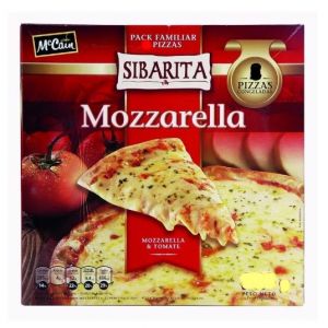 Pizza Muzzarella Sibarita Caja 10 x 640 Gr