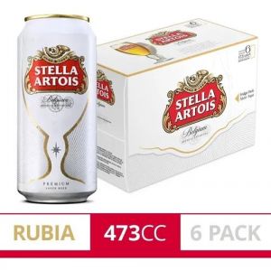 Cerveza Stella Artois (6 x 493 cc)