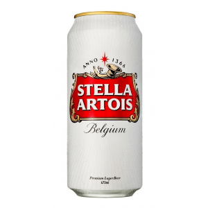 Cerveza Stella Artois Premium Lata x 473 cc