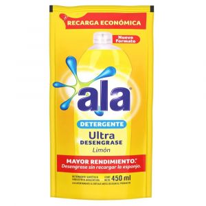 Detergente Ala Ultra Limon Doy Pack x 450 cc
