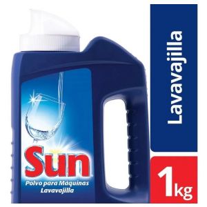 Detergente en Polvo para lavavajillas Sun Botella  x 1 Kg