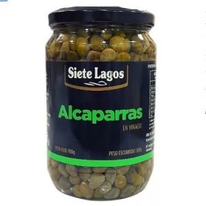 Alcaparras en Vinagre Siete Lagos x 700 Grs