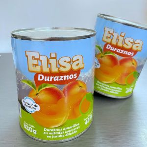 Duraznos en mitades Elisa Lata x 3 Kg