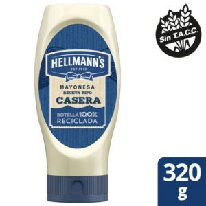 Mayonesa Squeeze Hellmann's  Pomo (24 x 320 Gr)