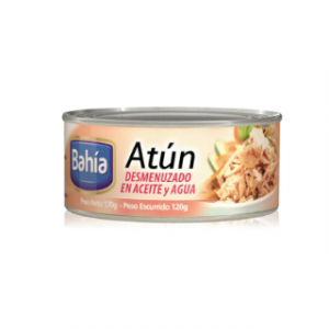 Atun en Aceite Desmenuzado Bahia Lata x 170 Grs