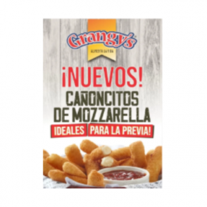 Cañoncitos de Mozzarella Grangys Caja (6 x 1 Kg)