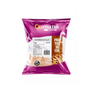 Castañas de Caju W3 Cumana Bolsa x 1 Kg