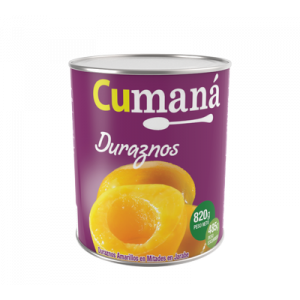 Duraznos en Mitades Cumana Lata (12 x 820 gr)