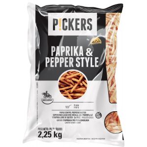 Papa Sazonadas Paprika & Pepper Style Pickers Caja (8 x 2,25Kg)