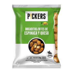 Bocaditos de Espinaca & Queso Pickers Caja (3 x 2Kg)